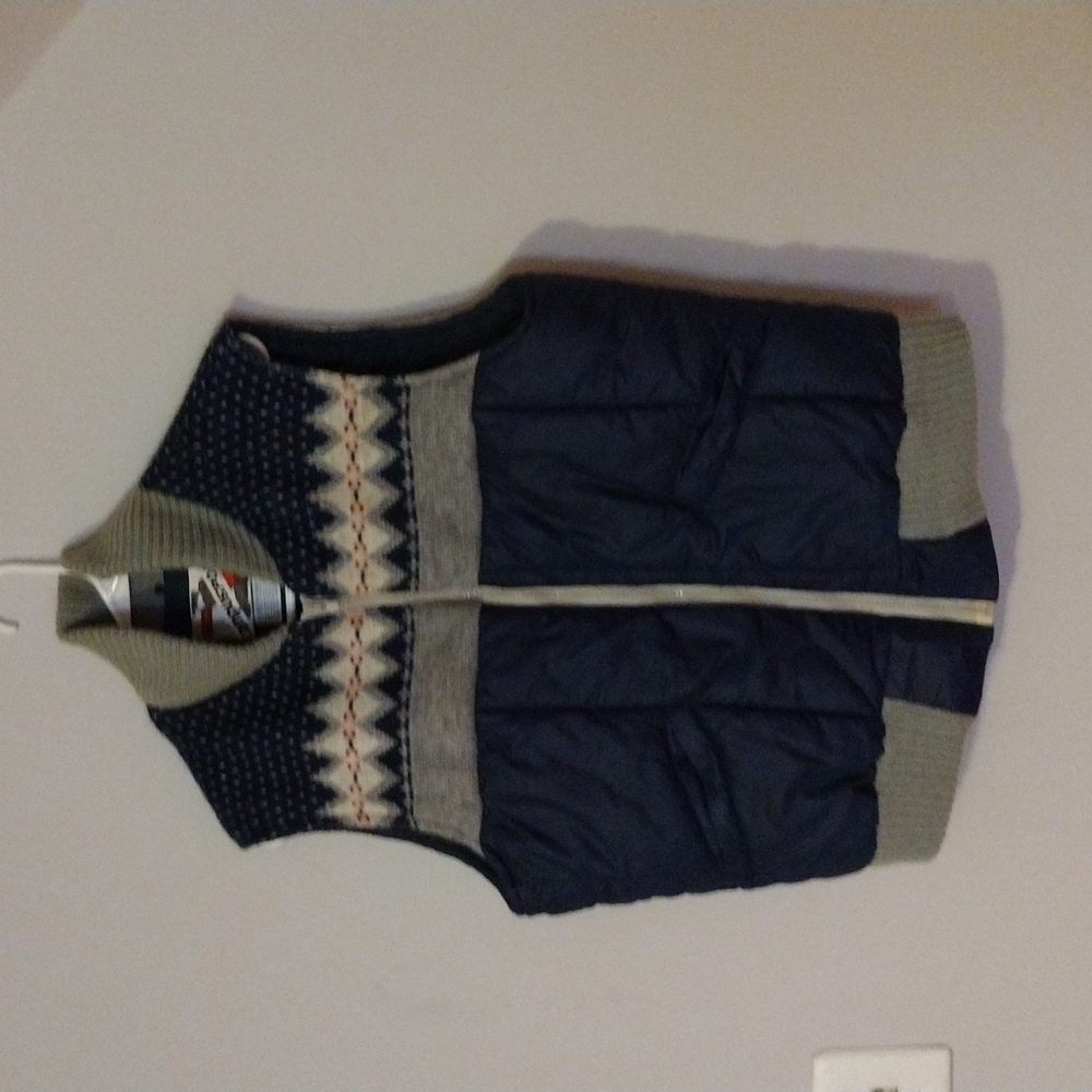 Vintage campusport men's puffer vest